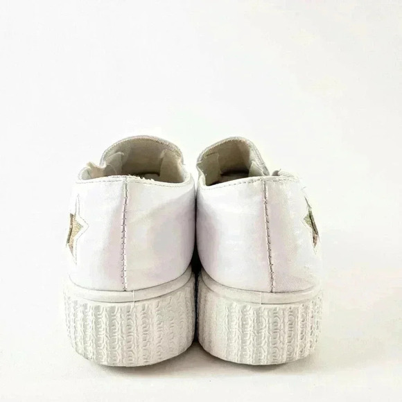 Chunky White Leather Platform Sneakers - 7 - Picture 7 of 10